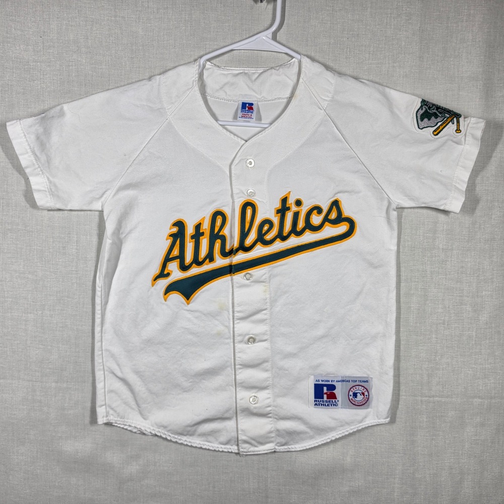 Vintage Jersey Oakland Athletics Youth Small 90s Made in USA